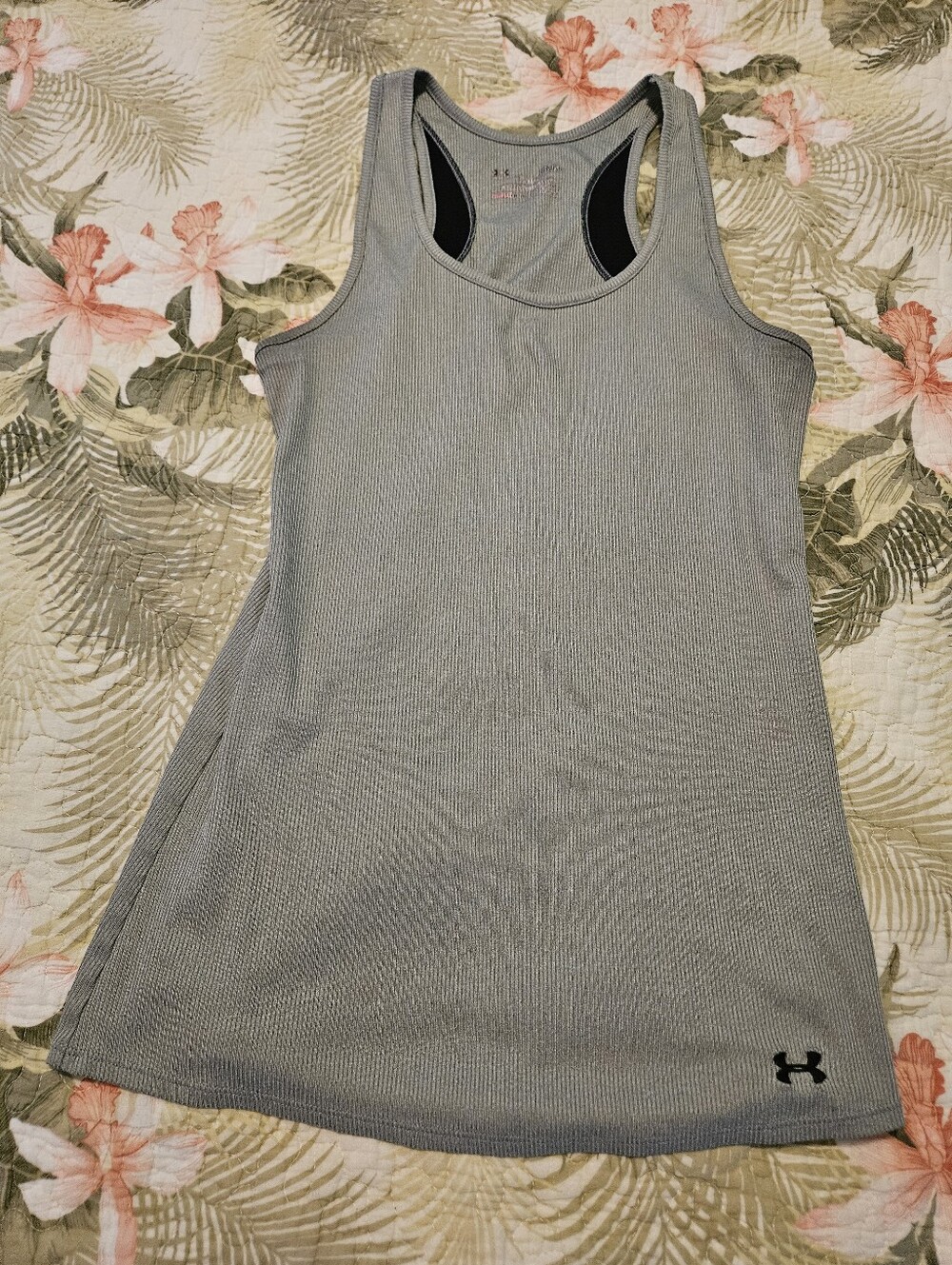 Under Armour Heather Gray Racerback Athletic Tank